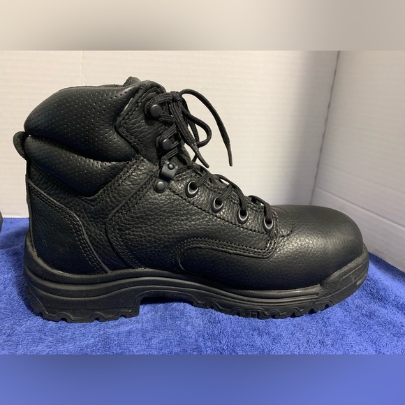 Timberland PRO 26064 TITAN Alloy Safety Toe Work Boots - Black - Size 7.5 M Mens - Picture 7 of 9